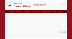 Desktop Screenshot of casusdelires.com