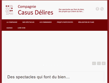 Tablet Screenshot of casusdelires.com